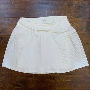 Nike dri-fit tennis skirt- cream/off white, size s